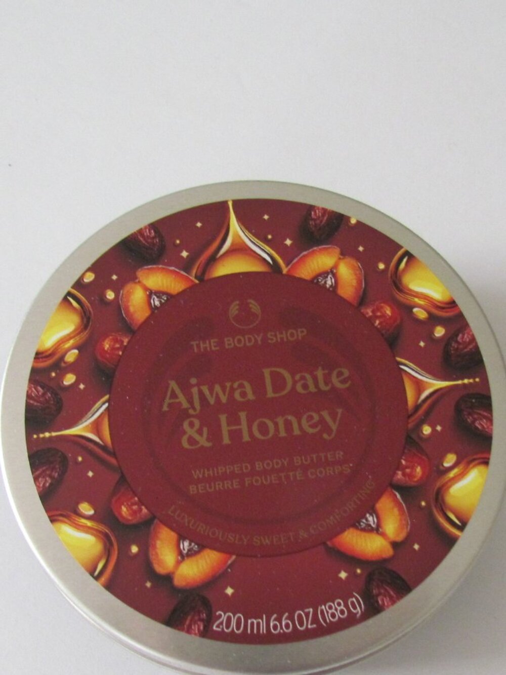 The Body Shop Limited Edition Ajwa Date & Honey Whipped Body Butter, 6.6 oz. NEW
